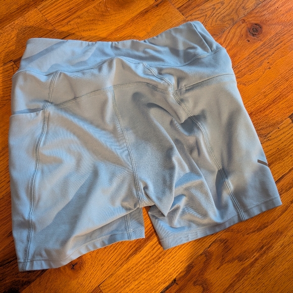 Hoka Blue Athletic Biker Shorts - Picture 1 of 3